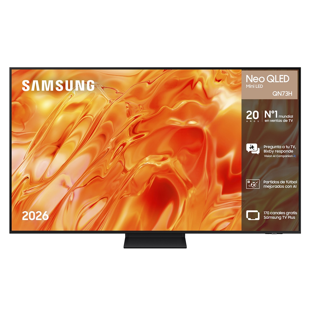 Imagen 0 de TV Neo QLED Mini LED 138cm (55") Samsung TQ55QN73HAUXXC 4K Smart TV con Vision AI Football Mode