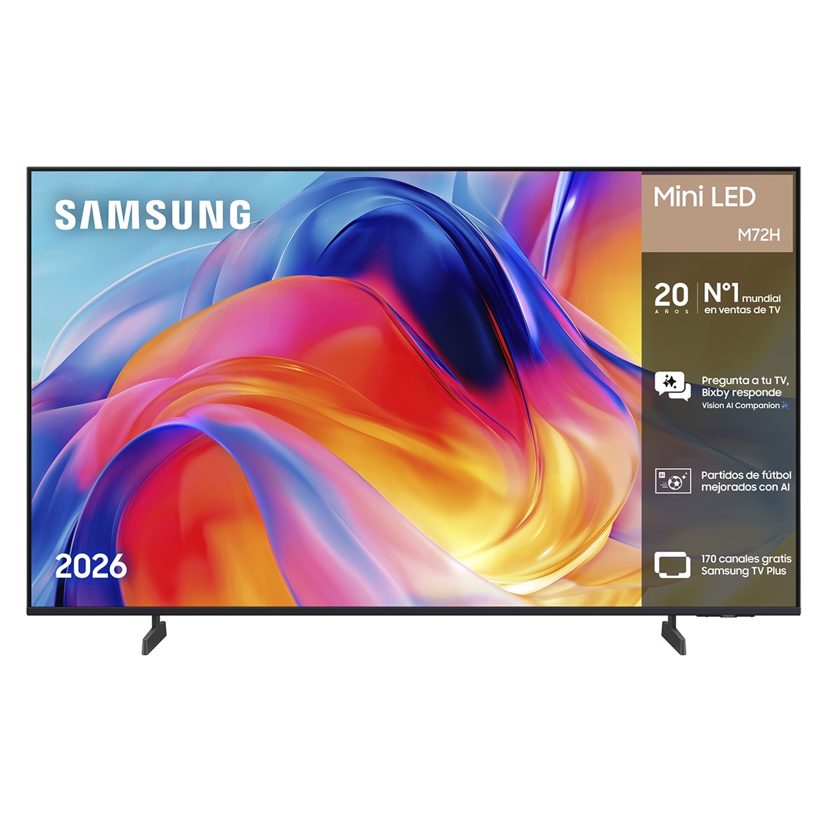 Imagen 0 de TV Mini LED 127cm (50") Samsung TU50M72HAUXXC 4K Smart TV con Vision AI Football Mode