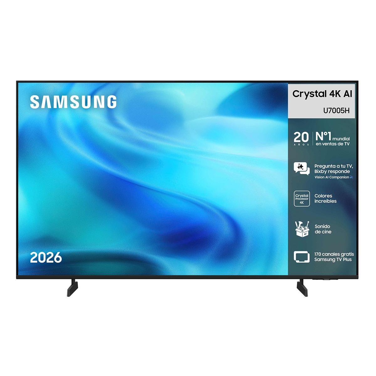 Samsung - TV LED 127cm (50") Samsung TU50U7005HUXXC 4K Smart TV con Gaming Hub 120Hz.