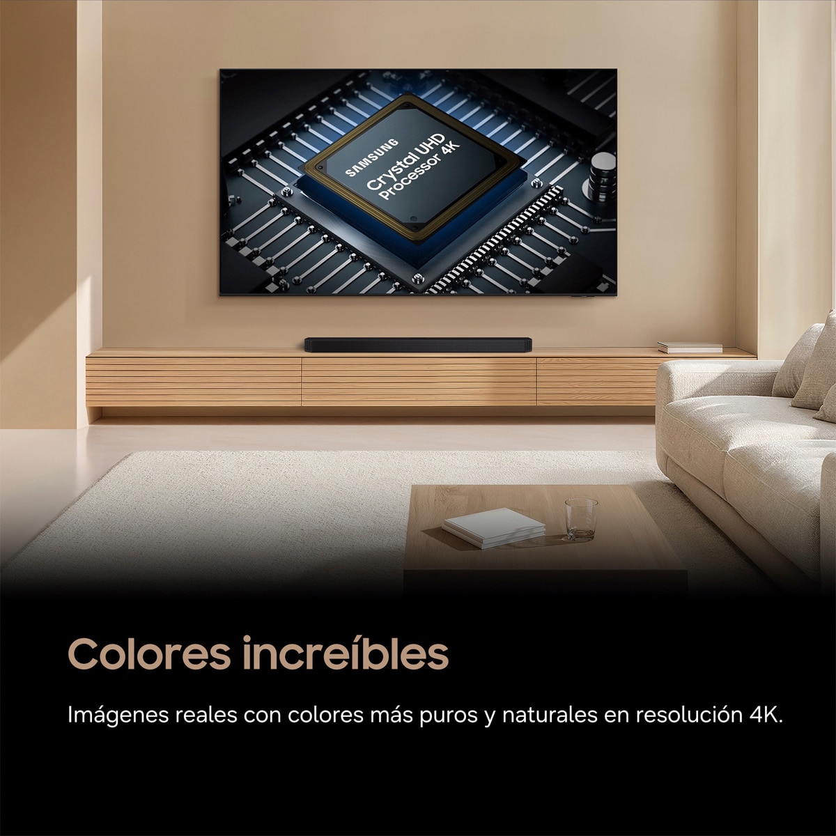 TV LED 127cm (50") Samsung TU50U7005HUXXC 4K Smart TV con Gaming Hub 120Hz Negro-4
