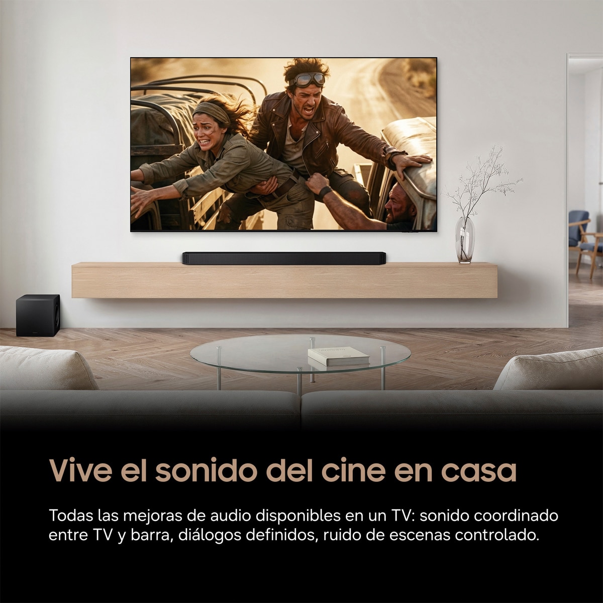TV LED 127cm (50") Samsung TU50U7005HUXXC 4K Smart TV con Gaming Hub 120Hz Negro-5