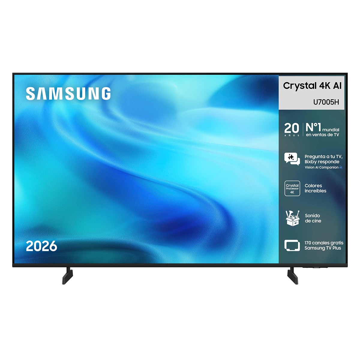 Imagen 0 de TV LED 138cm (55") Samsung TU55U7005HUXXC 4K Smart TV con Gaming Hub 120Hz