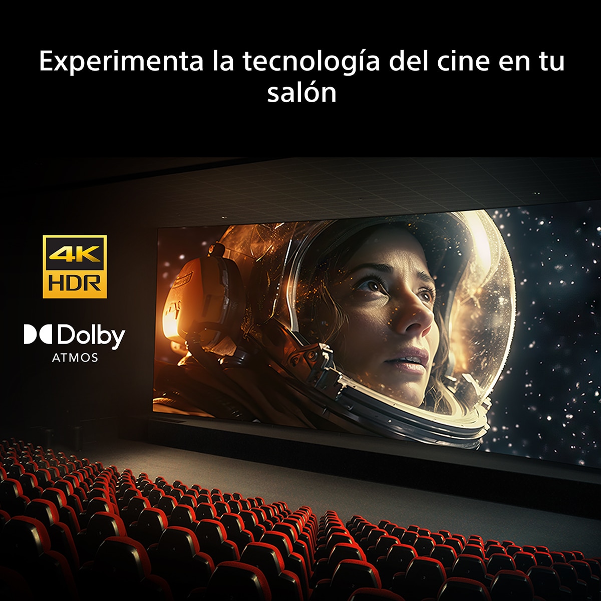 TV 50" Sony BRAVIA 2 II 50S25M2, UHD 4K HDR Direct LED, Dolby, Vision/Atmos, Google TV/Cast, Apple Airplay, Eco Dashboard, Game Menu, ideal PS5, 50 Hz Negro-8