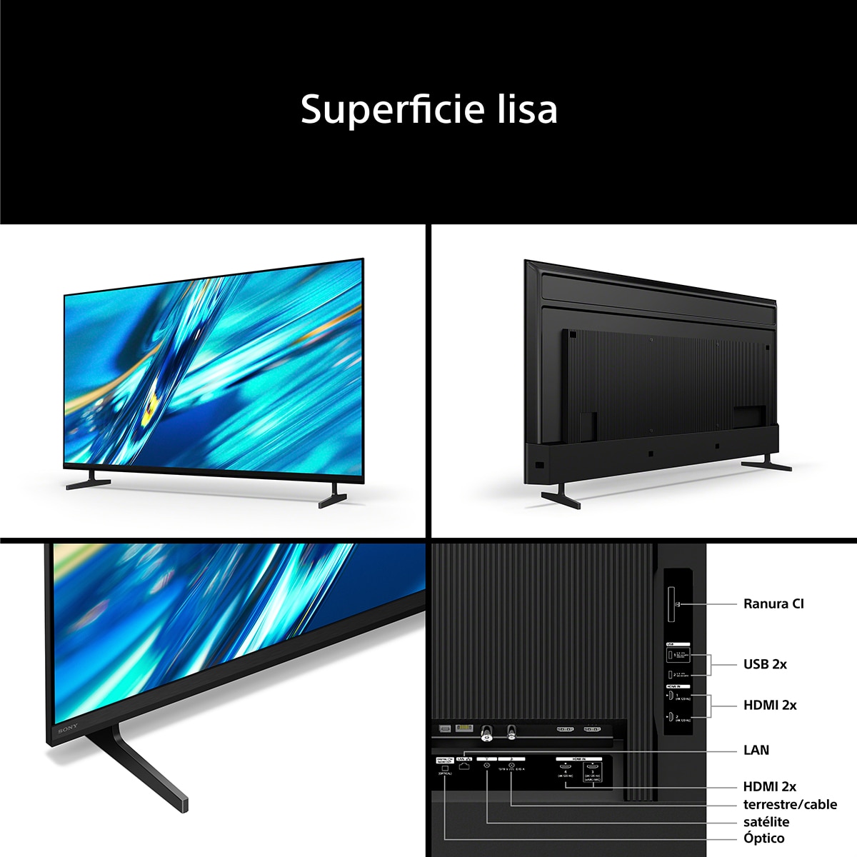 TV LED 50" (126 cm) Sony BRAVIA 3 II K50XR35M2PB.CEI 4K 100 Hz Smart TV Preto-8