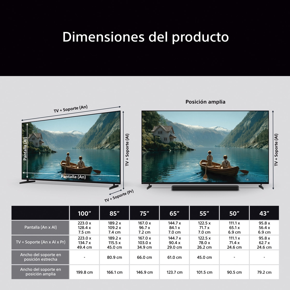 TV LED 55" (139 cm) Sony BRAVIA 3 II K55XR35M2PB.CEI 4K 100 Hz Smart TV Preto-7