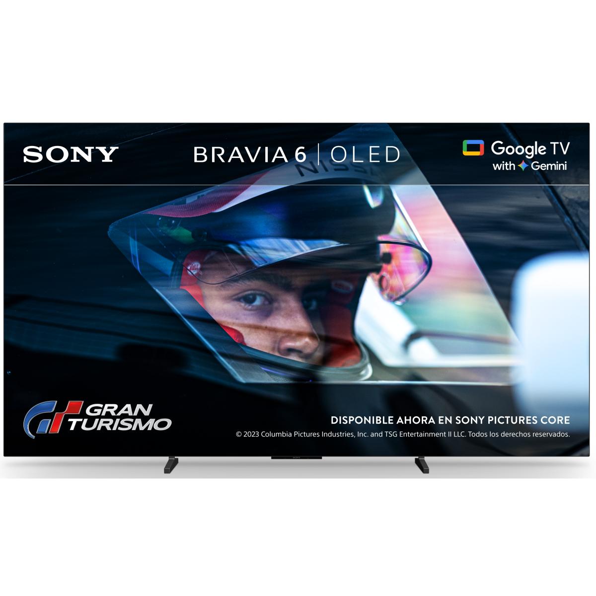 Imagen 0 de TV 55" Sony BRAVIA 6 55A65 OLED 4K HDR, Dolby, Vision/Atmos, Google TV/Cast, Apple Airplay, Game Menu, Ideal PS5, 120 Hz Negro