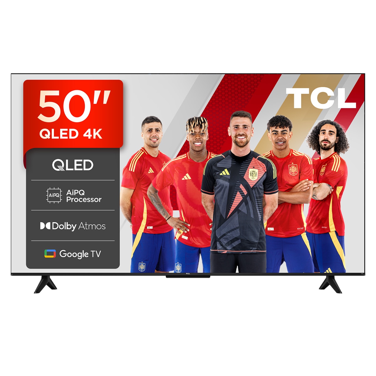 Imagen 0 de TV QLED TCL 50T69C 126cm (50"), 4K HDR, Direct LED, Google TV, Dolby Vision & Atmos, HDR10+, Game Master