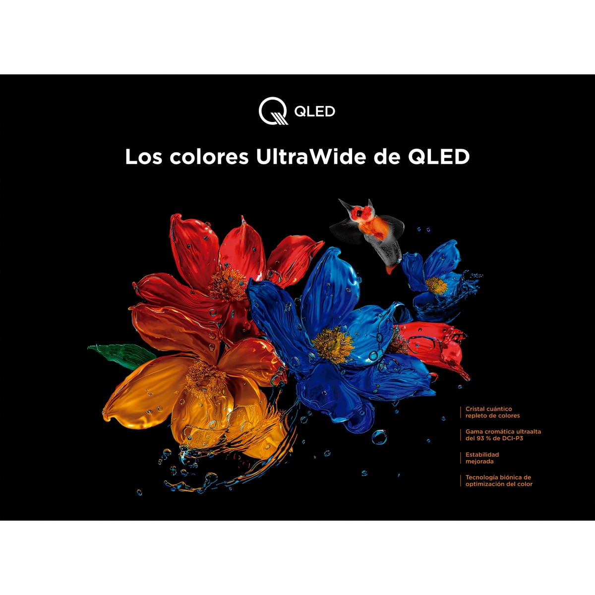 TV QLED TCL 50T69C 126cm (50"), 4K HDR, Direct LED, Google TV, Dolby Vision & Atmos, HDR10+, Game Master Acero oscuro-4