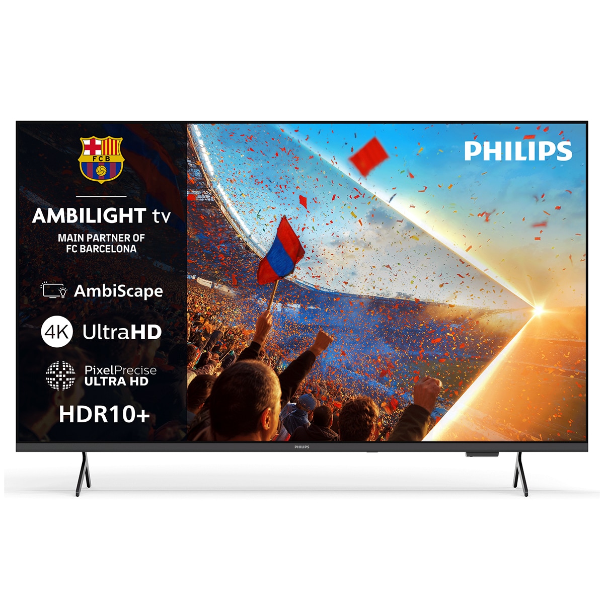 Imagen 0 de TV LED 139cm (55") Philips Ambilight  55PUS8001 4K UHD, Smart TV, Dolby Atmos, Titan OS Negro mate