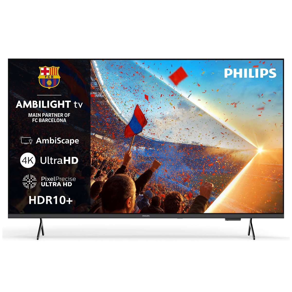 Imagen 0 de TV LED 126cm (50") Philips Ambilight  50PUS8001 4K UHD, Smart TV, Dolby Atmos, Titan OS Negro mate
