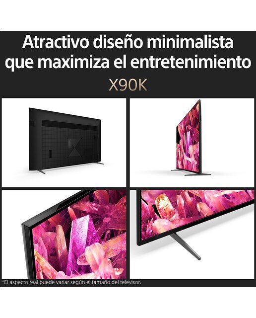 TV LED 190,50 cm (75") Sony XR-75X90K BRAVIA XR Full Array Google TV, 4K HDR, XR Cognitive Processor, XR Triluminos Pro - Negro Negro-7