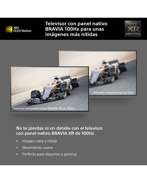 TV OLED 164 cm (65") Sony XR-65A84K BRAVIA Google TV, 4K HDR, XR Cognitive Processor, XR Triluminos Pro - Negro Negro-6