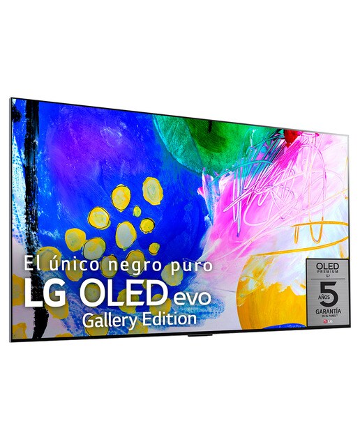 TV OLED 245 cm (97'') LG OLED97G29LA Evo Gallery Edition 4K, HDR Dolby Vision, HDR10, Dolby Atmos. Para colgar en pared con soporte incluido Plata / Negro-1