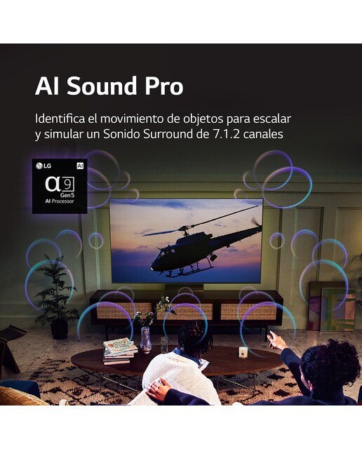 TV OLED 245 cm (97'') LG OLED97G29LA Evo Gallery Edition 4K, HDR Dolby Vision, HDR10, Dolby Atmos. Para colgar en pared con soporte incluido Plata / Negro-10