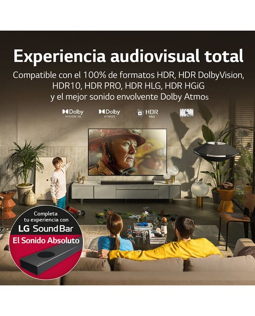 TV OLED 245 cm (97'') LG OLED97G29LA Evo Gallery Edition 4K, HDR Dolby Vision, HDR10, Dolby Atmos. Para colgar en pared con soporte incluido Plata / Negro-12