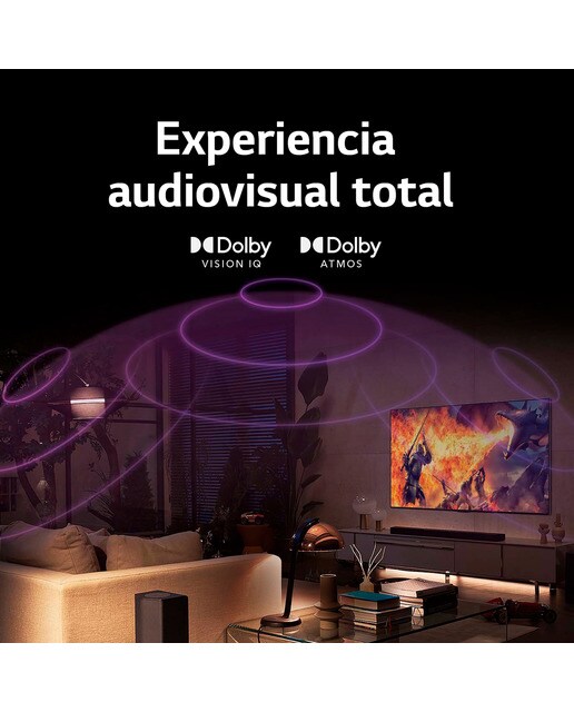 TV OLED 245 cm (97'') LG OLED97G29LA Evo Gallery Edition 4K, HDR Dolby Vision, HDR10, Dolby Atmos. Para colgar en pared con soporte incluido Plata / Negro-15