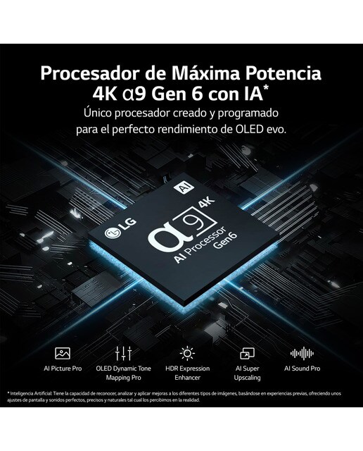 TV OLED 210 cm (83") LG OLED83C36LA evo 4K, Dolby Vision/Dolby ATMOS, Smart TV webOS23 - Plata oscuro Plata oscuro-9
