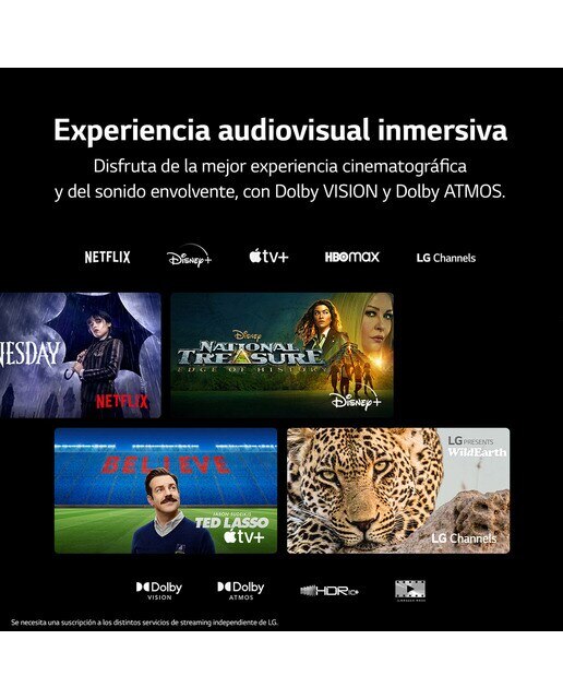 TV OLED 210 cm (83") LG OLED83C36LA evo 4K, Dolby Vision/Dolby ATMOS, Smart TV webOS23 - Plata oscuro Plata oscuro-11