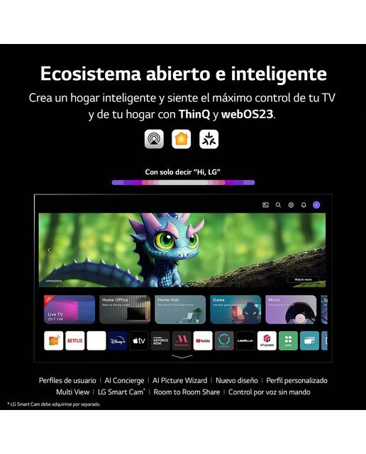 TV OLED 210 cm (83") LG OLED83C36LA evo 4K, Dolby Vision/Dolby ATMOS, Smart TV webOS23 - Plata oscuro Plata oscuro-13