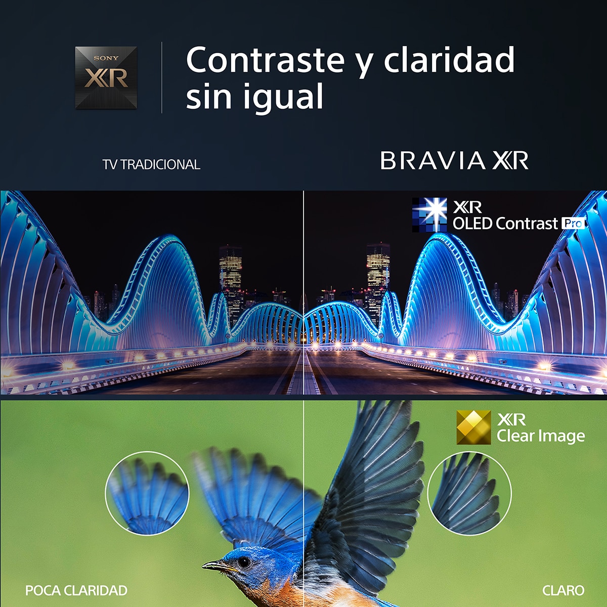 TV 65" Sony BRAVIA XR-65A84L OLED, 4K HDR, Google TV, Smart TV, Perfecto para PS5, Diseño integral 3