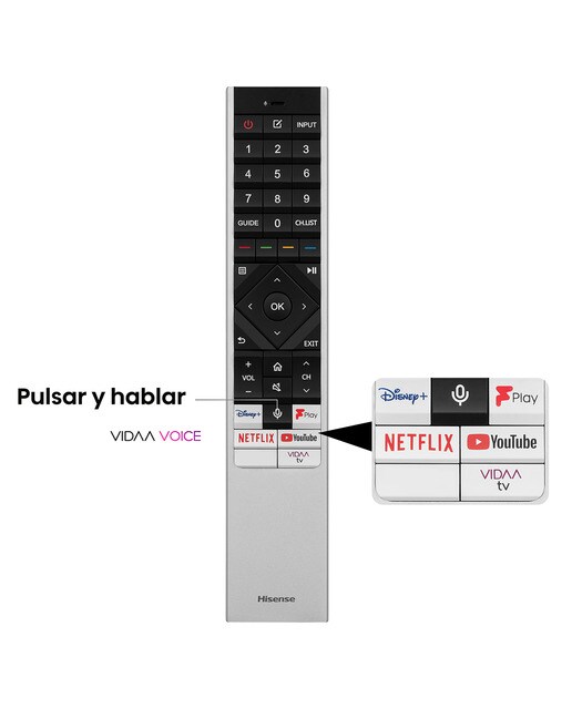 TV Mini LED 254 cm (100") Hisense 100U7KQ, UHD 4K Smart TV Gris carbón-11