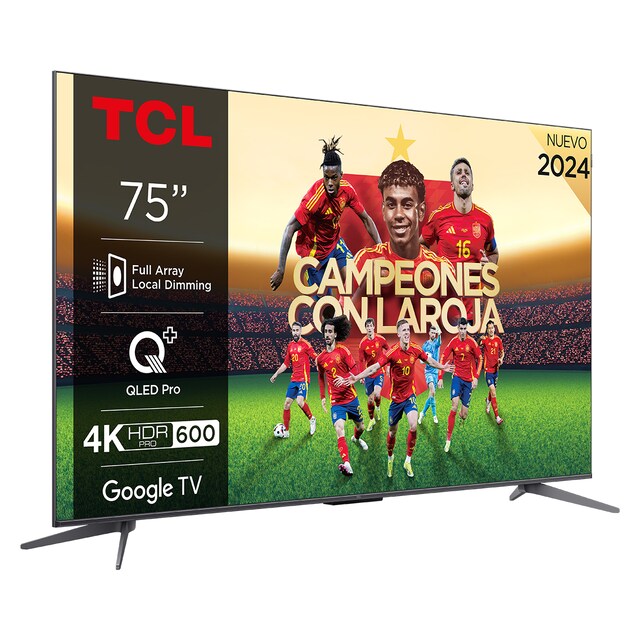 Imagen 0 de TV QLED 190,5 cm (75") TCL 75C655 PRO, 4K UHD, Smart TV by Google TV, Dolby Vision y Atmos, compatible con Google Assistant