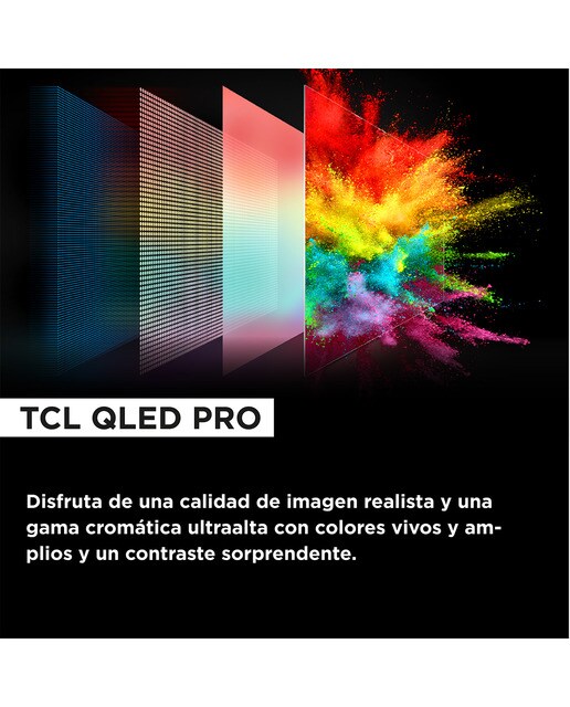 TV QLED 165,1 cm (65") TCL 65C655 PRO, 4K UHD, Smart TV by Google TV, Dolby Vision y Atmos, compatible con Google Assistant - Titanio Titanio-3