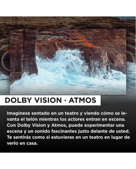 TV LED 190,5 cm (75") TCL 75P755, 4K UHD HDR, Wide Color Gamut, Smart TV by Google TV, Dolby Vision y Atmos, compatible con Google Assistant Titanio-5