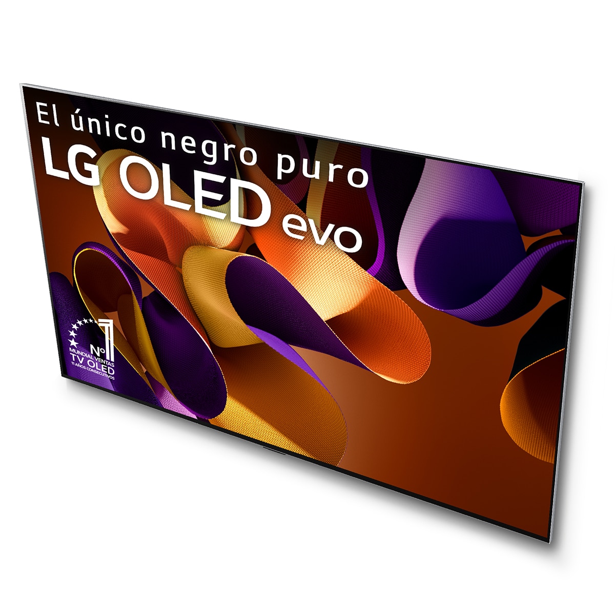 TV OLED evo* 164cm (65") LG OLED65G45LW 4K con Smart TV WebOS24 para instalar en pared con soporte incluido Negro / Plata-4