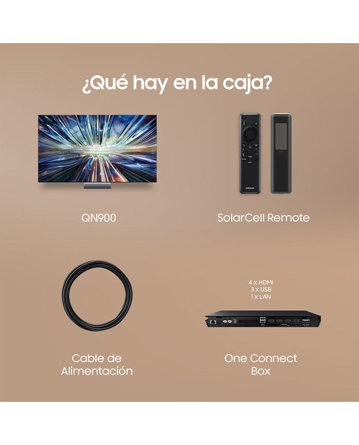 TV Neo QLED 8K 214 cm (85") Samsung TQ85QN900DTXXC 8K AI Upscalling Pro con Inteligencia Artificial Smart TV - Negro Negro-9