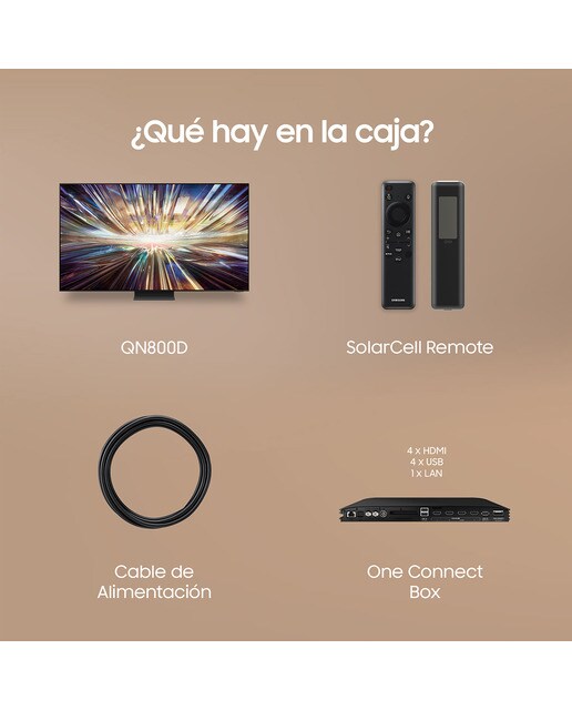TV Neo QLED 8K 163 cm (65") Samsung TQ65QN800DTXXC 8K AI Upscalling con Inteligencia Artificial Smart TV Negro-9