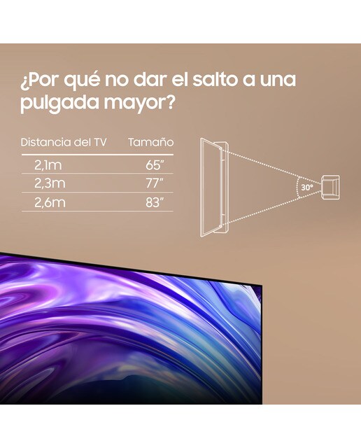 TV OLED 163 cm (65") Samsung TQ65S95DATXXC 4K AI Upscalling con Inteligencia Artificial Smart TV - Negro Negro-7