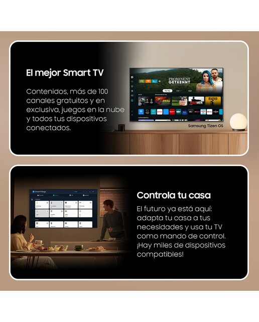 TV QLED 214 cm (85") Samsung TQ85Q60DAUXXC 4K Upscalling Smart TV Negro-5