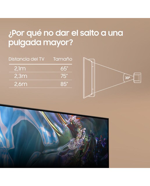 TV QLED 214 cm (85") Samsung TQ85Q60DAUXXC 4K Upscalling Smart TV Negro-6