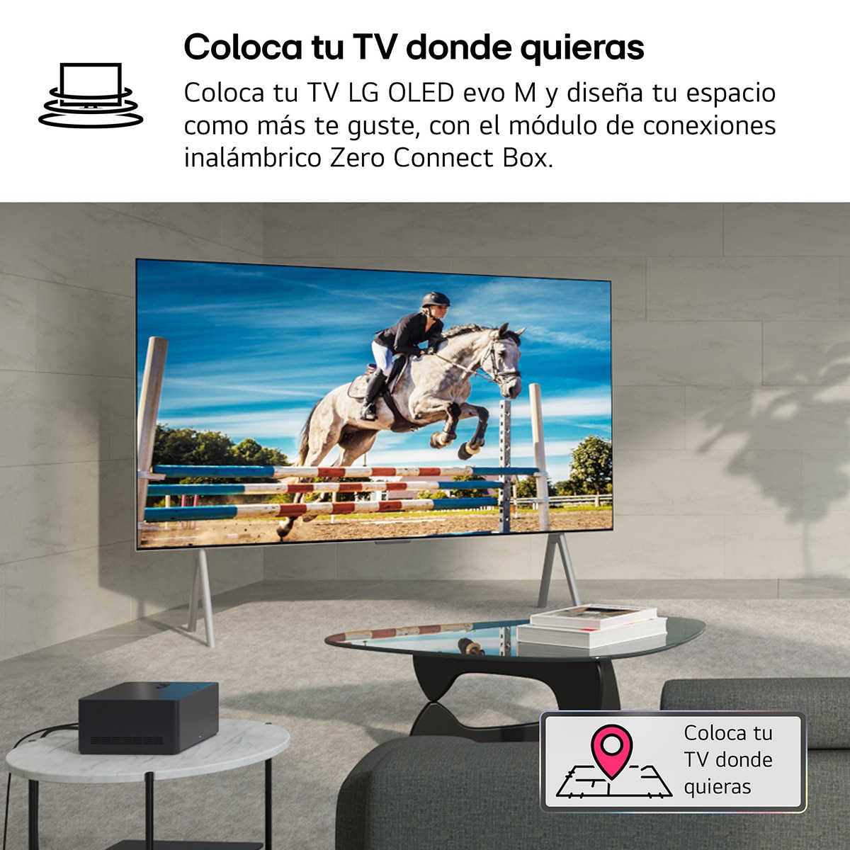 TV OLED evo* 195cm ( 77") LG OLED77M49LA 4K Inalámbrico con Smart TV WebOS24 para instalar en pared con soporte incluido Negro / Plata-13