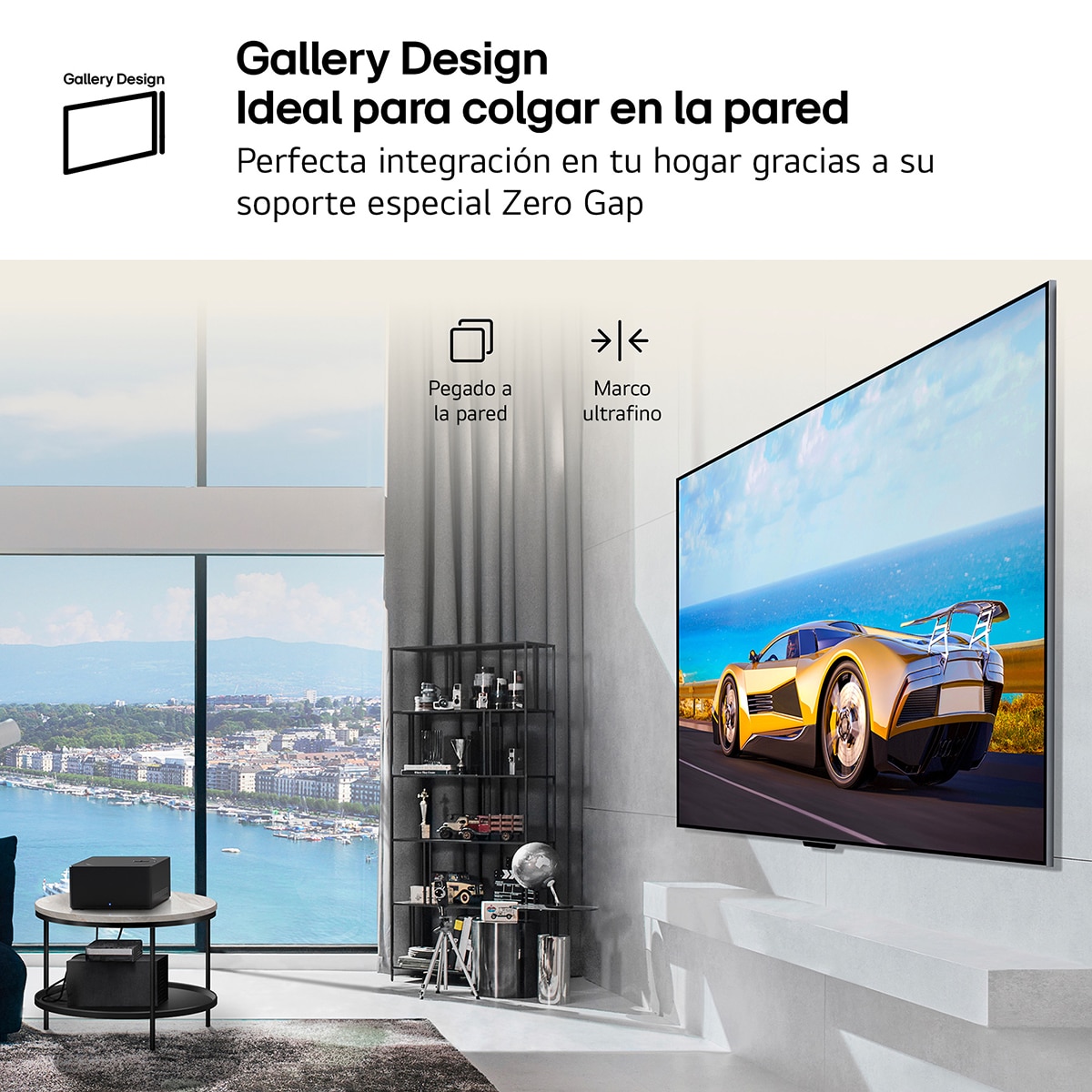 TV OLED evo* 195cm ( 77") LG OLED77M49LA 4K Inalámbrico con Smart TV WebOS24 para instalar en pared con soporte incluido Negro / Plata-14