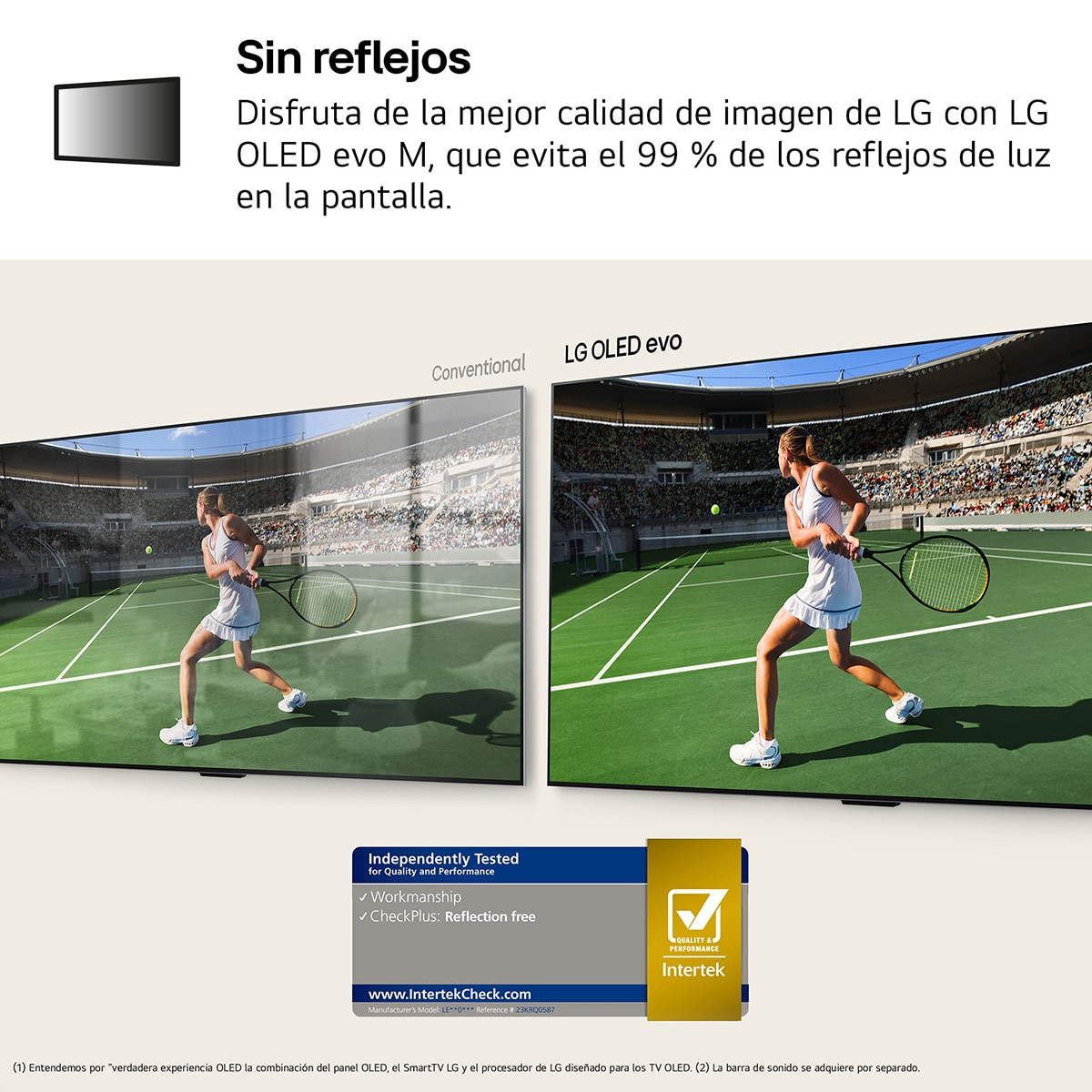 TV OLED evo* 195cm ( 77") LG OLED77M49LA 4K Inalámbrico con Smart TV WebOS24 para instalar en pared con soporte incluido Negro / Plata-16