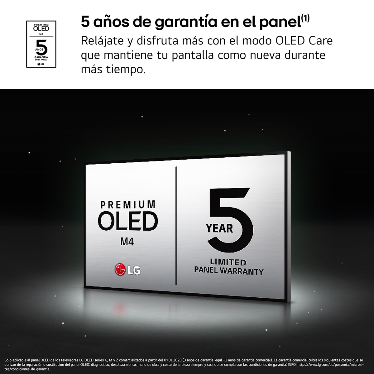TV OLED evo* 195cm ( 77") LG OLED77M49LA 4K Inalámbrico con Smart TV WebOS24 para instalar en pared con soporte incluido Negro / Plata-19