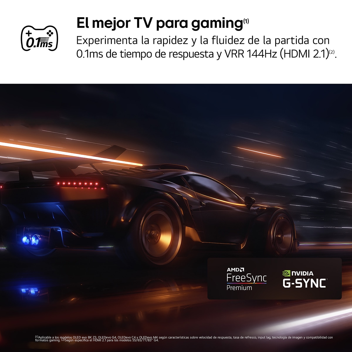 TV OLED evo* 210cm (83") LG OLED83G45LW 4K con Smart TV WebOS24 para instalar en pared con soporte incluido Negro / Plata-13