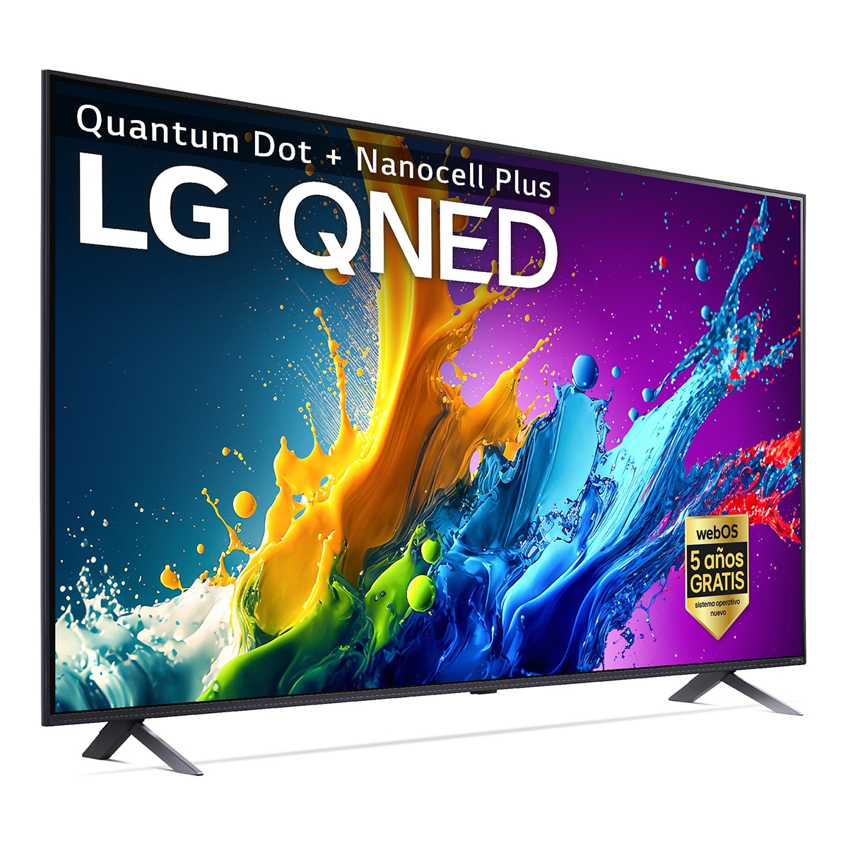 TV QNED 217cm (86") LG 86QNED80T6A 4K con Smart TV WebOS24 Negro / Azul-1