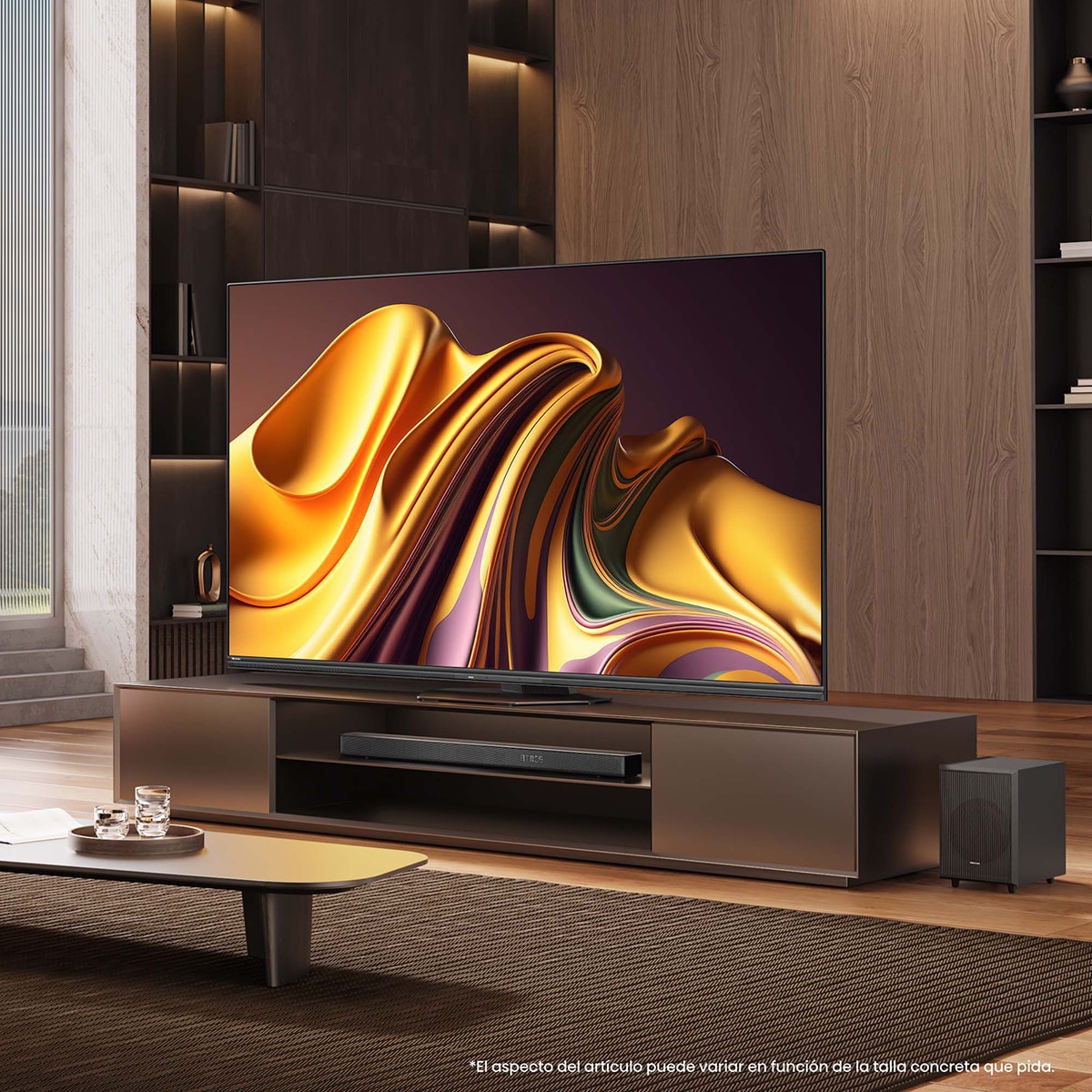 TV MiniLED 165cm (65") Hisense 65U8NQ UHD 4K Smart TV Gris carbón-15