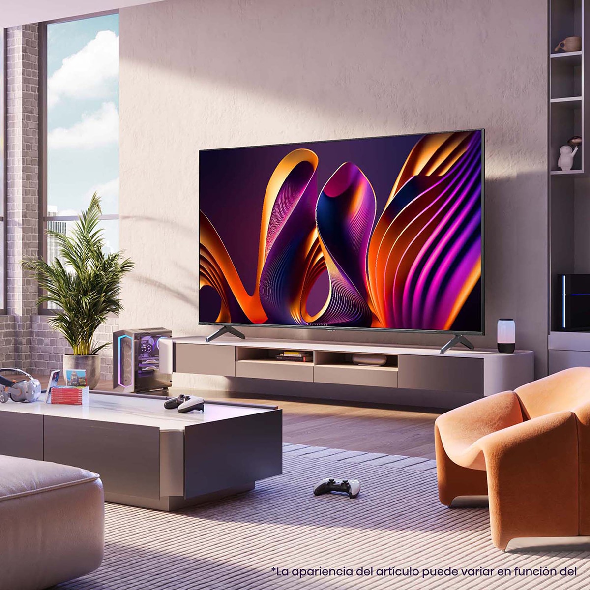 TV QLED 165cm (65") Hisense 65E7NQ PRO UHD 4K Smart TV Gris oscuro / Negro-14