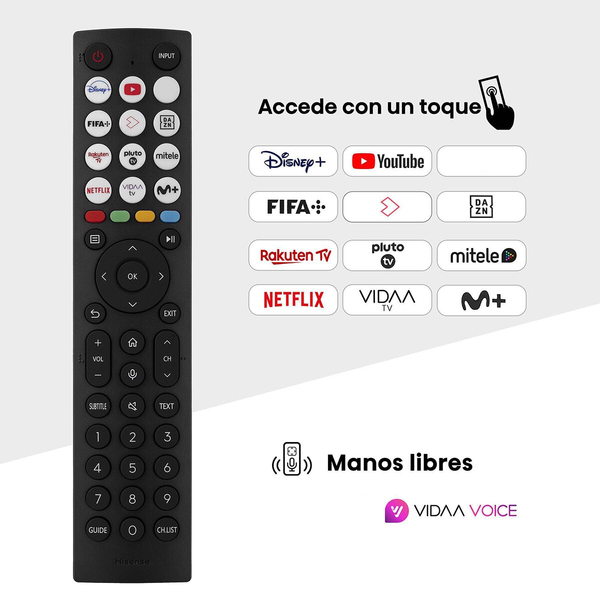 TV LED 215cm (85") Hisense 85A6N UHD 4K Smart TV Negro-13