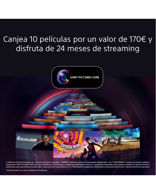 TV 65" Sony BRAVIA 8 65XR80 OLED, 4K HDR, Google TV, Smart TV, Funciones para PS5, IMAX Enhanced, Dolby Vision Atmos, Chromecast, Apple AirPlay 6