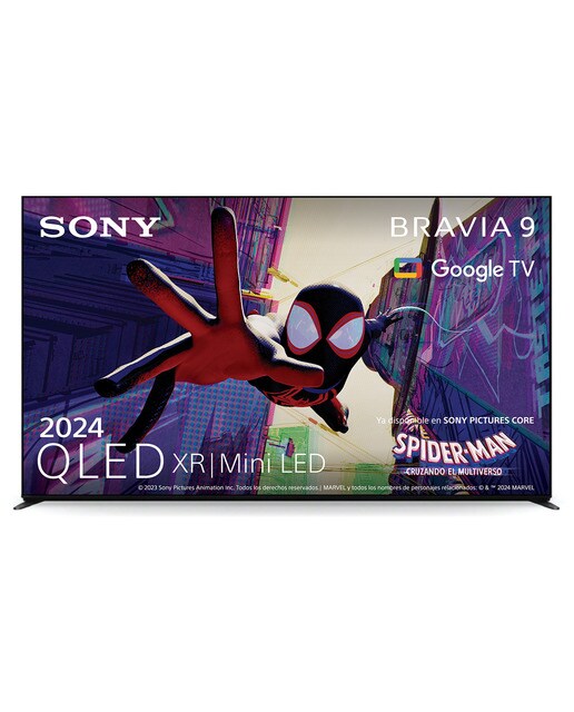 TV 75" Sony BRAVIA 9 75XR90 Mini LED, 4K HDR, Google TV, Smart TV, Funciones para PS5, IMAX Enhanced, Dolby Vision Atmos, Chromecast, AirPlay 1