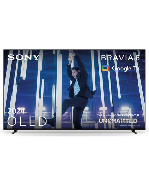 Sony - TV 77" Sony BRAVIA 8 77XR84 OLED, 4K HDR, Google TV, Smart TV, Funciones para PS5, IMAX Enhanced, Dolby Vision Atmos, Chromecast, Apple Ai.