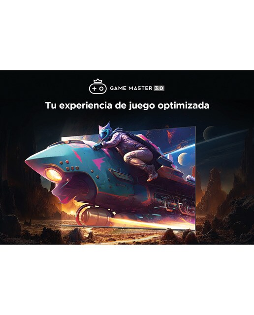 TV QLED 215,9 cm (85") TCL 85C655, 4K UHD, Smart TV by Google TV, Dolby Vision y Atmos, compatible con Google Assistant Titanio-10