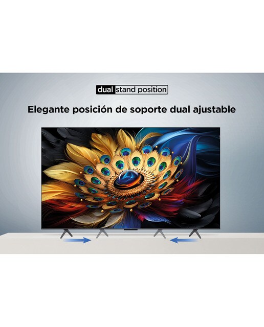 TV QLED 215,9 cm (85") TCL 85C655, 4K UHD, Smart TV by Google TV, Dolby Vision y Atmos, compatible con Google Assistant Titanio-11