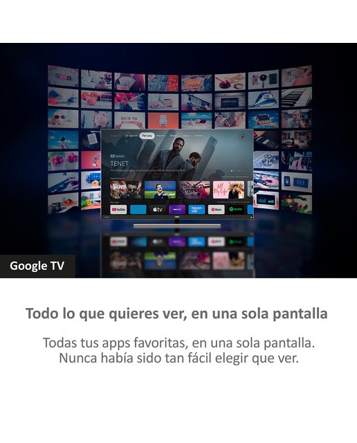TV QLED Full Array 164cm (65") Haier H65S900UX S90 Series, UHD 4K, Smart Google TV, HDR10, Dolby Vision Plata-8