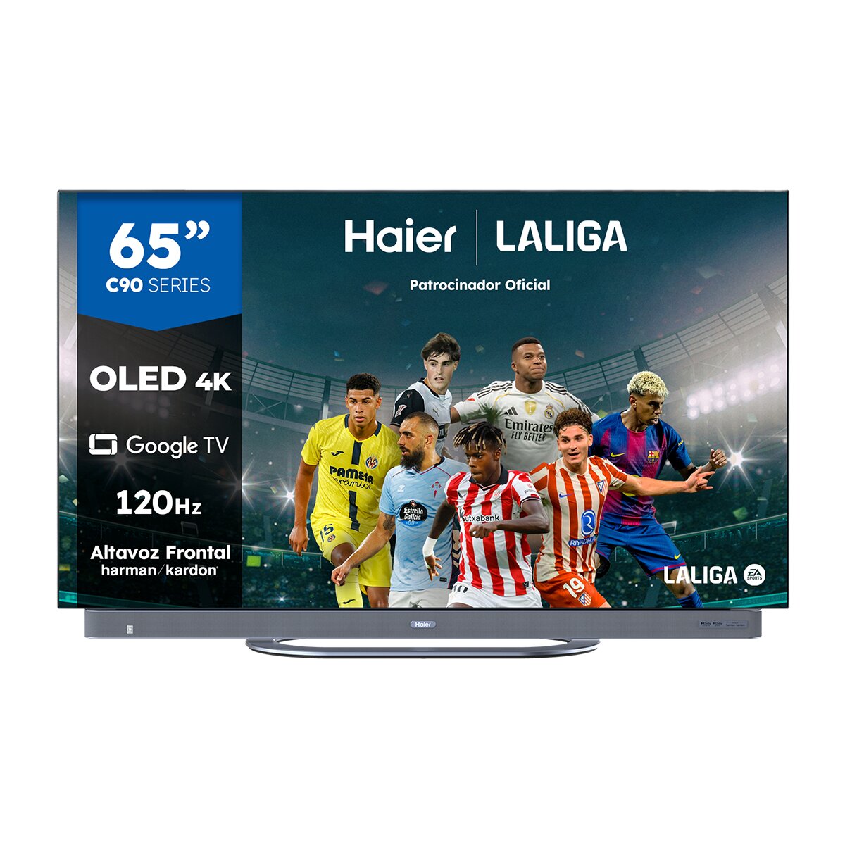 TV OLED 165cm (65") Haier H65C900UX C90 Series, UHD 4K, Smart Google TV, Dolby Vision, Harman Kardon Plata-1